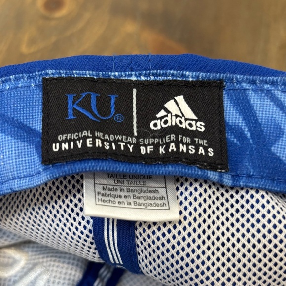 Adidas Blue University of Kansas Cap - Picture 2 of 6